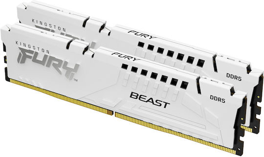Kingston Fury Beast 32GB DDR5 RAM с 2 модула (2x16GB) и Скорост 5200 за Настолен Компютър