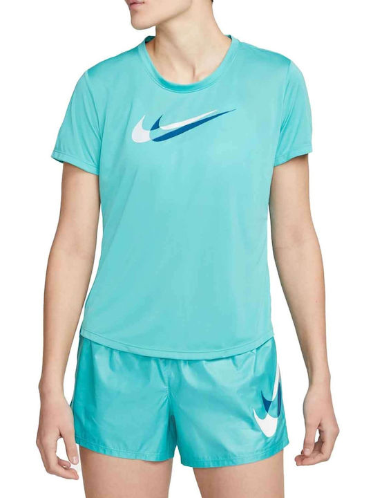 Nike Swoosh Run Γυναικείο Αθλητικό T-shirt Dri-...