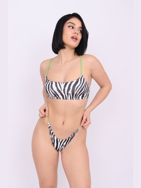 Set Bikini Brazilian Zebra