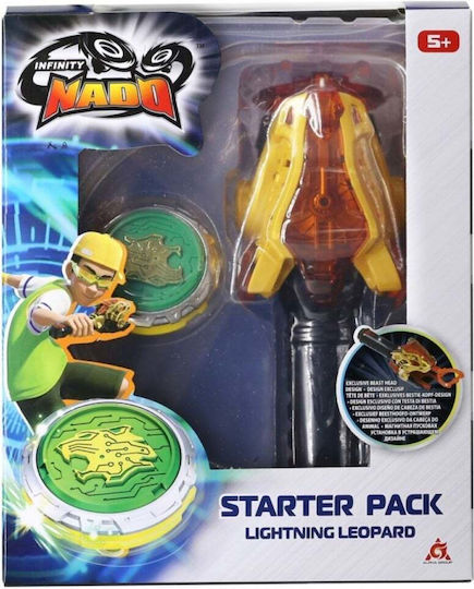 Just Toys Spinning Top VI Starter Pack Lightning Leopard for Ages 5+