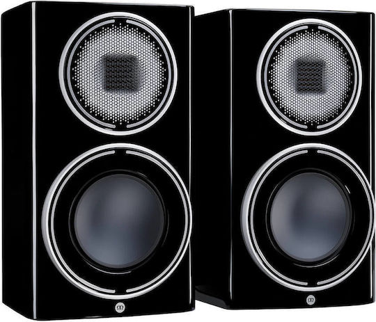 Monitor Audio Platinum 100 3G 17770-2730 Pair of Hi-Fi Speakers Bookself 75W 2 No of Drivers W22.5xD32.5xH39.8cm. Piano Black