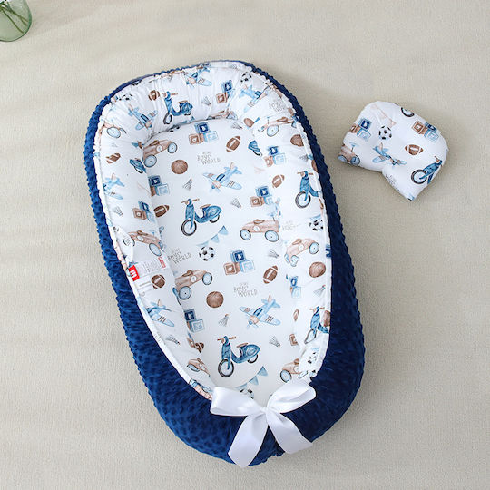 Beauty Home Baby Nest Blue 53x88cm