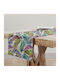 Borea Checkered Tropical Purple 140x140cm