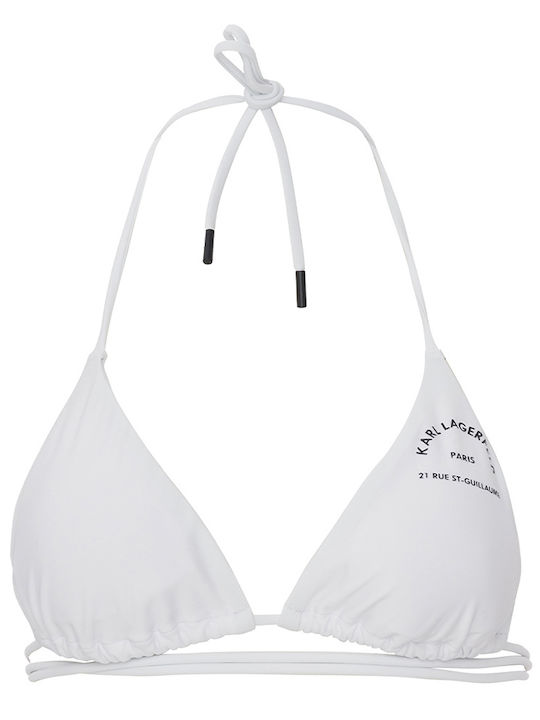 Karl Lagerfeld Bikini Τριγωνάκι Λευκό
