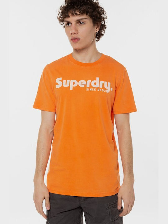 Superdry Vintage Terrain Classic Men's Short Sleeve T-shirt Denver Orange