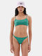 Set Bikini Μπουστάκι με Αφαιρούμενη Ενίσχυση Πράσινο