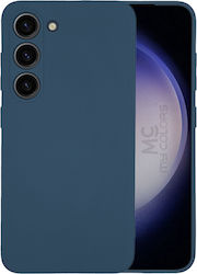 Sonique Umschlag Rückseite Silikon Marineblau (Galaxy S23+)