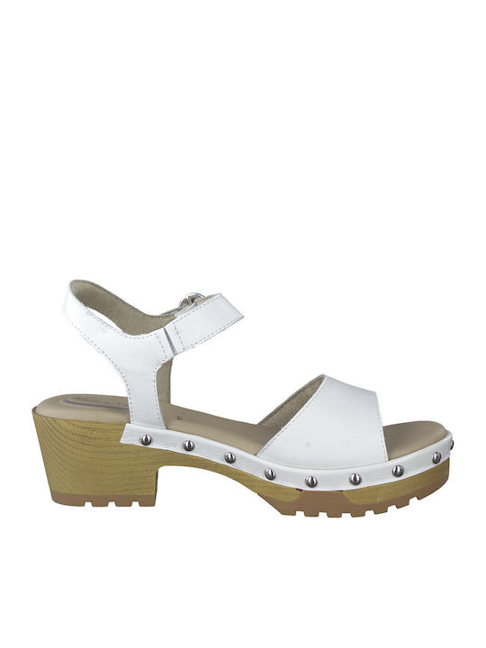 Tamaris Leder Sandalen Weiß