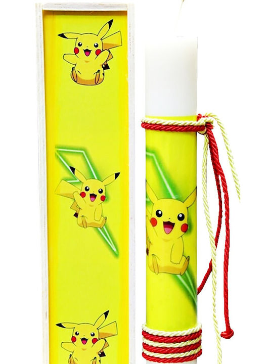 Λαμπάδα Pokemon Στρογγυλή Κίτρινη (Διάφορα Σχέδια) Λαμπάδα Pokemon Στρογγυλή Κίτρινη (Διάφορα Σχέδια)