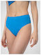 Bikini Slip Hohe Taille Blau