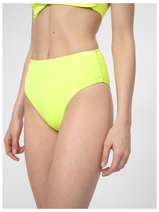 Bikini Slip Ψηλόμεσο Κίτρινο