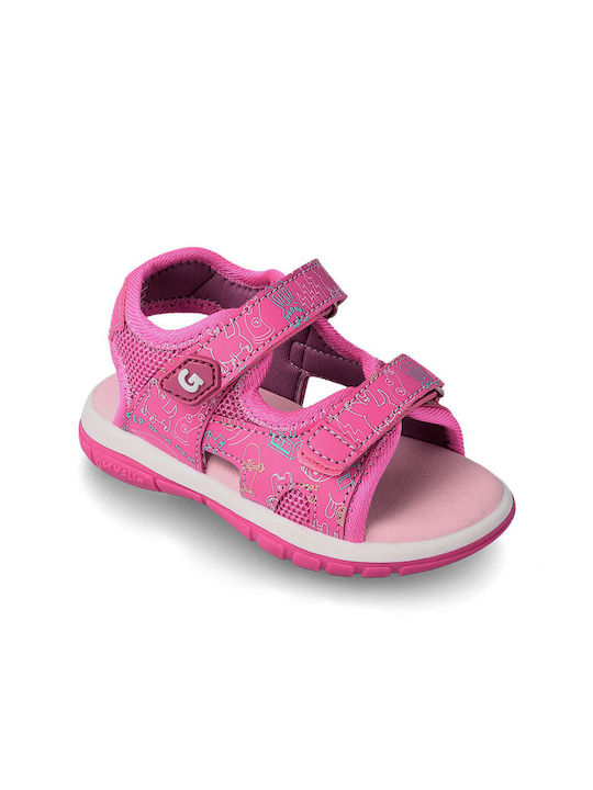 Garvalin Kinder Sandalen Fuchsie