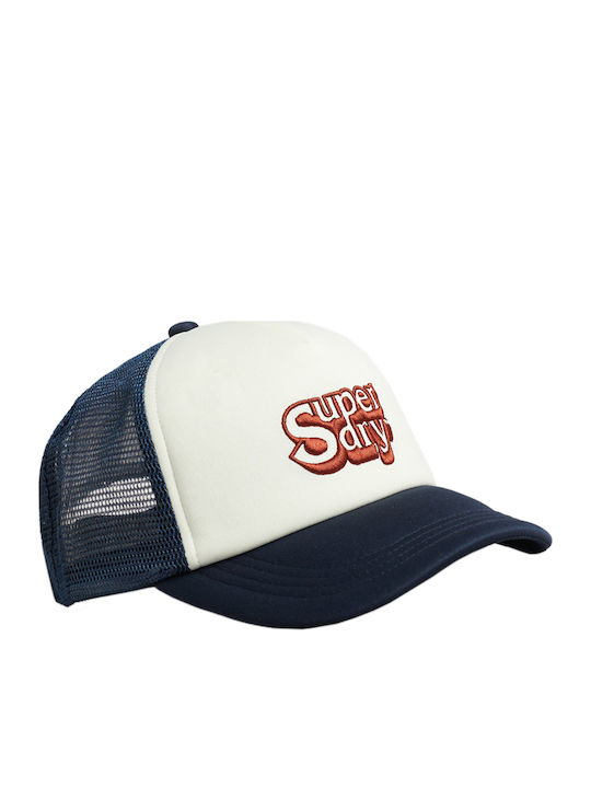 Superdry Jockey mit Netz Off White / Eclipse Navy