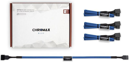 Noctua Chromax NA-SEC1 4-Pin pwm - 4-Pin pwm Cablu Albastru