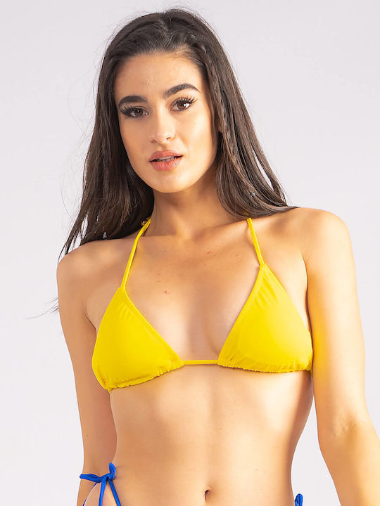 Swimwear bra with cups | W336 Ria - Yellow