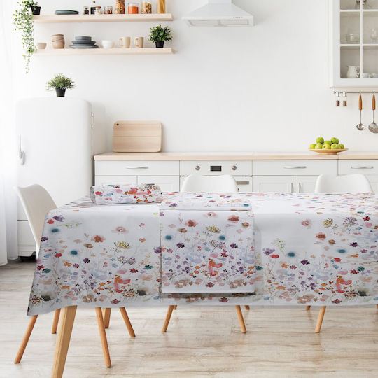 Das Home Τραπεζομάντηλο 0644 Εκρού / Λιλά / Σομόν 140x240εκ.