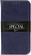 NetOne Italian Leather Book Piele artificială Albastru (Galaxy S20)