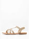 Children's Flip Flops & Sandals Canissa Gold Leather Mood