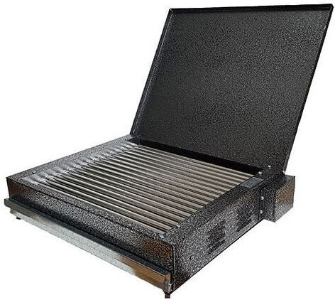 Rubino EC-2.75 Настолна Електрическа Скара Решетка 2750W Неръждаема с Капак 38x33см