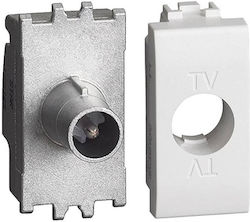 Bticino TV Antenna Socket Terminal in White color N4202P10N