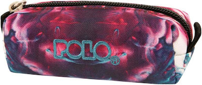 Polo Art Pencil Case Barrel with 1 Compartment Magenta