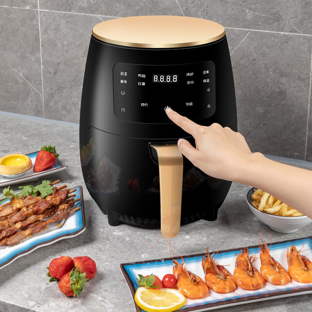 Air Fryer with Removable Basket 4.5lt Black Skroutz.cy