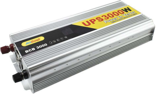 Andowl BCB-3000 Inverter für Autos Modifizierte Sinuswelle 3000W zur Umwandlung von 12V DC in 220V AC