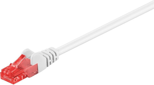 Goobay U/UTP Kat.6 Ethernet Netzwerkkabel 3m Weiß