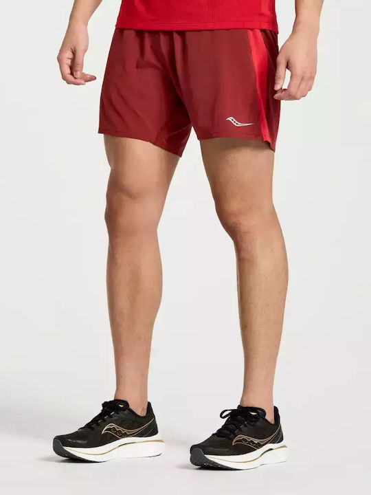 Saucony Outpace 5'' Мъжки Шорти Червена
