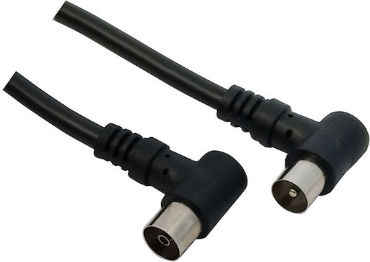 Bridge Cable Καλώδιο Κεραίας Coax male - Coax female Μαύρο 10m (30098C)