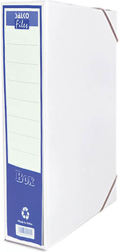 Salko Paper 2239 Paper File Box with Rubber Band 35x7x27cm Blue