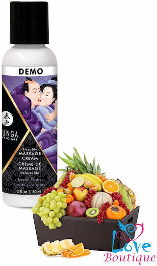 Shunga Kissable Massagecreme mit Duft exotische Früchte 60ml