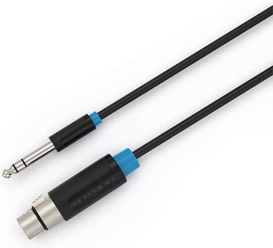 Vention XLR female to 6.3mm male 1.5m Cable (BBEBG)
