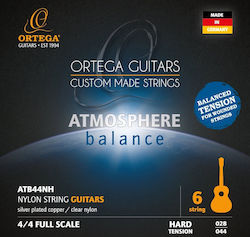 Ortega Atmosphere Hard Set of Classical Guitar Strings Nylon 28 - 44