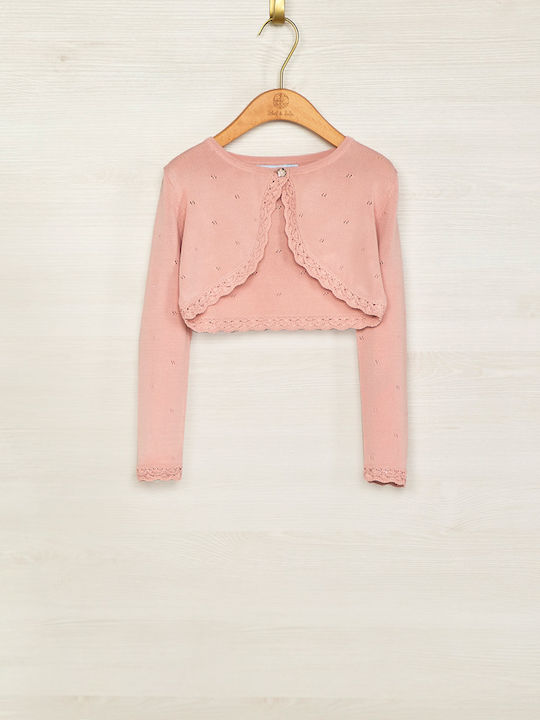 Abel & Lula Kids Bolero Knitted Pink
