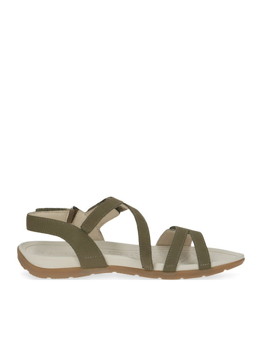 Caprice Leather Women's Flat Sandals Anatomic w...