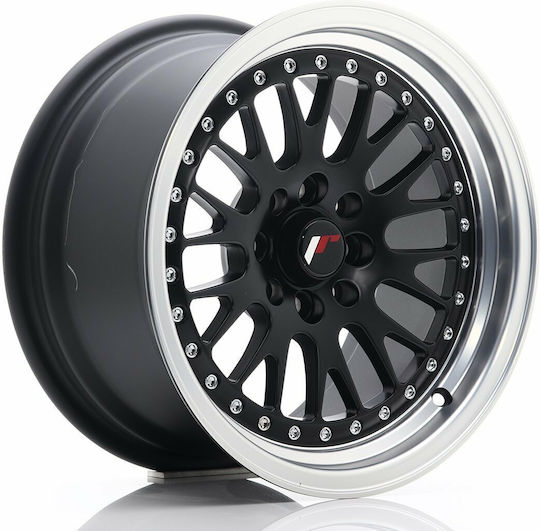 Japan Racing Wheels Car Aluminium Wheel 15"x8" Matt Black