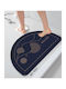 Viosarp Bath Mat Oval BY-002 Blue 40x60cm