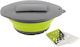 Outwell Collaps Bowl & lid with Grater Plate for Camping Green