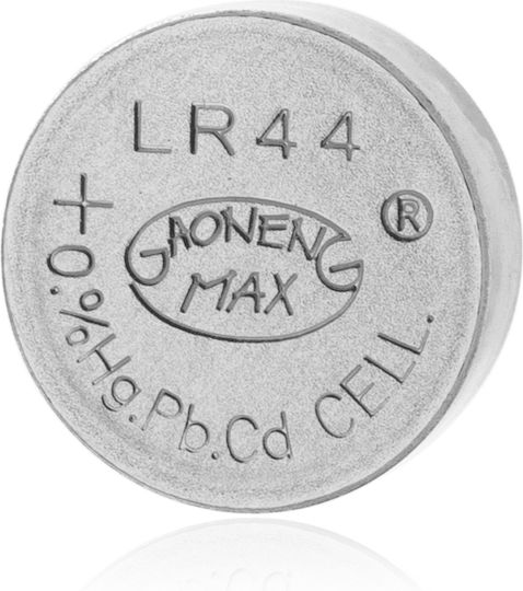 Naxius Batterie Alkalisch für Uhren LR44 1.5V 1Stück
