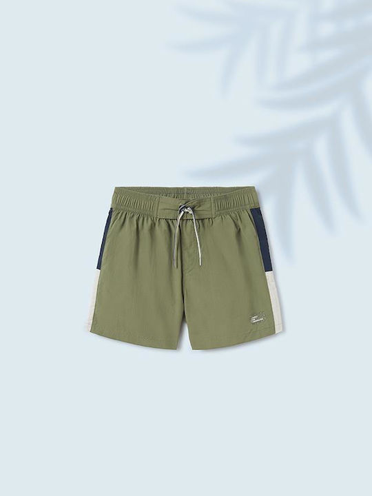 Mayoral Kids Swimwear Swim Shorts Khaki