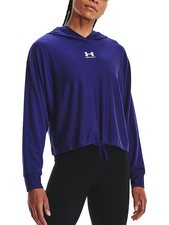 Under Armour Women's Cropped Hooded Sweatshirt ...