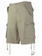 Mil-Tec Paratrooper Cargo Hunting Pants Sorts Khaki in Beige color