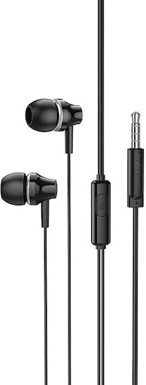 Borofone BM74 In-Ear Freihändig Kopfhörer mit Stecker 3.5mm Schwarz
