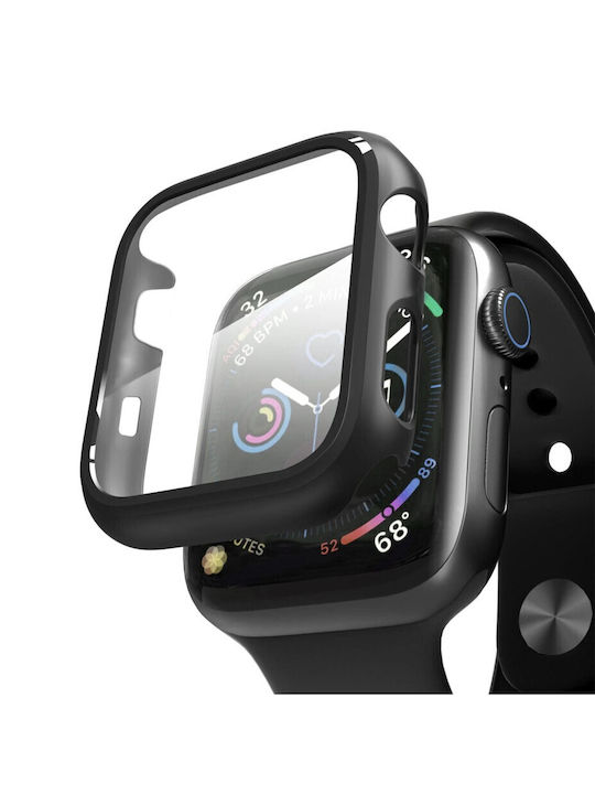 ObaStyle Hard Frame Bumper Full Face Tempered Glass pentru Apple Watch 41mm 1buc 679092344