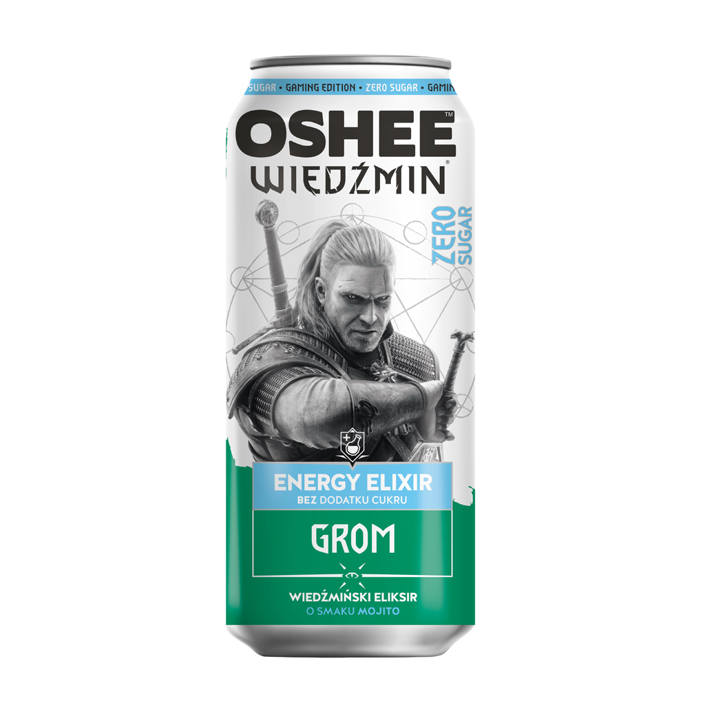 Oshee The Witcher Energy Drink Thunderbolt Mojito 500ml Skroutz.gr