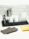 KING Hoff Metallic Black Sink Strainer 50.5x24.5x9.5cm