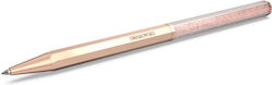 Swarovski Στυλό Ballpoint με Ροζ Μελάνι Crystalline Rose Gold