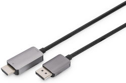 Digitus DB-340305-018-S DisplayPort-Kabel 1,8 m DP-Stecker - HDMI-Stecker Digitus DB-340305-018-S DisplayPort-Kabel 1,8 m DP-Stecker - HDMI-Stecker
