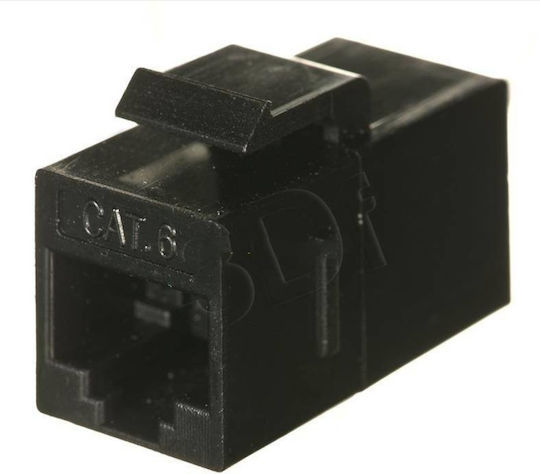 A-LAN WTM19 Σύνδεσμος Καλωδίων RJ45 Black 1τμχ WTM19